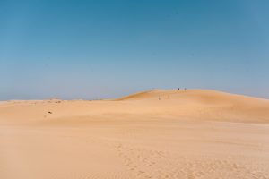 Beach sand dunes Cabo Polonio Uruguay